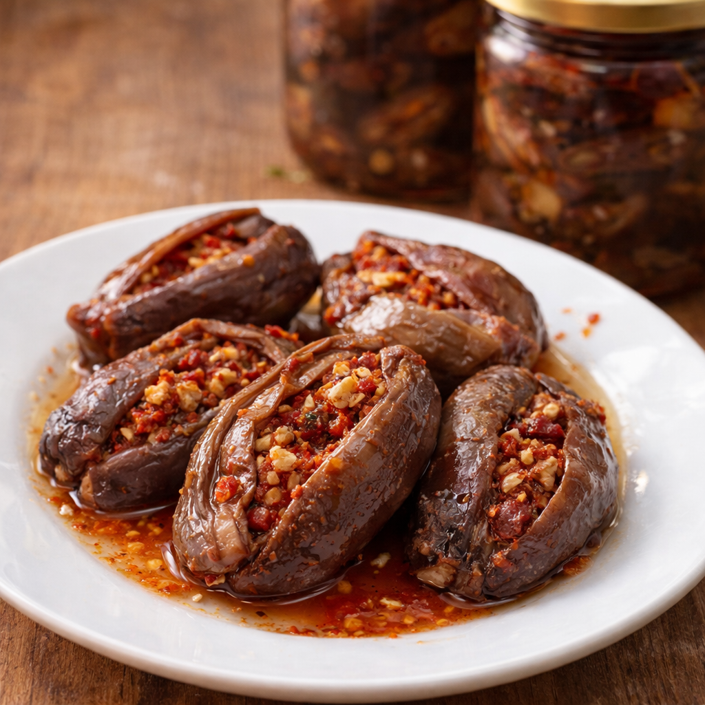 MEKDÜS - ZEYTİNYAĞLI PATLICAN CEVİZLİ MEZE