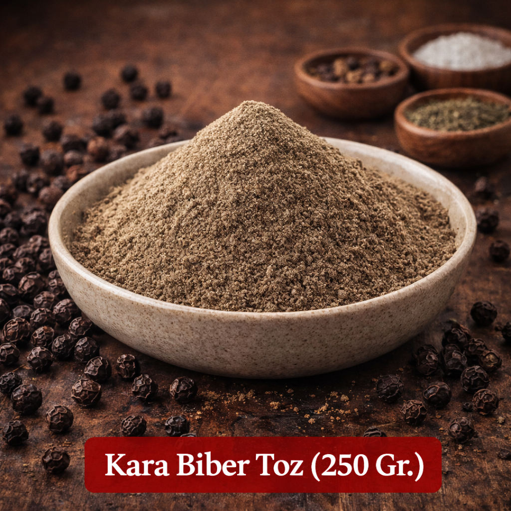 KARA BİBER TOZ - 250 GR