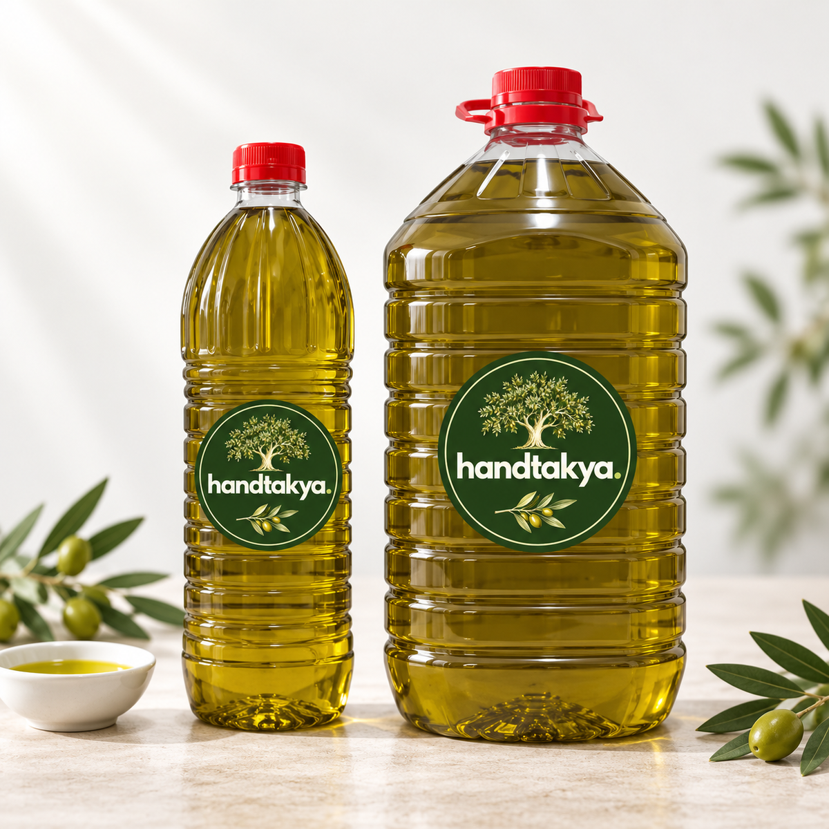 Hatay Naturel Soğuk Sıkım Zeytinyağı - Pet Şişe
