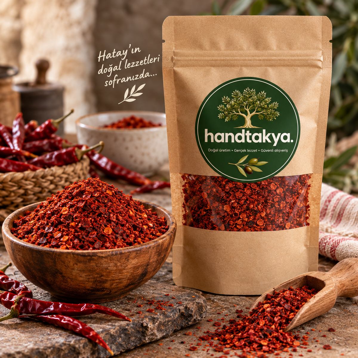 Hatay Usulü Süper Acı Pul Biber - 100 GRAM