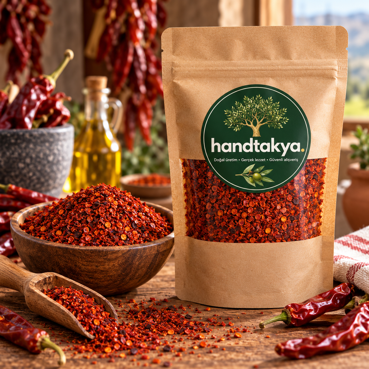Hatay Usulü Acı Pul Biber - 100 GRAM