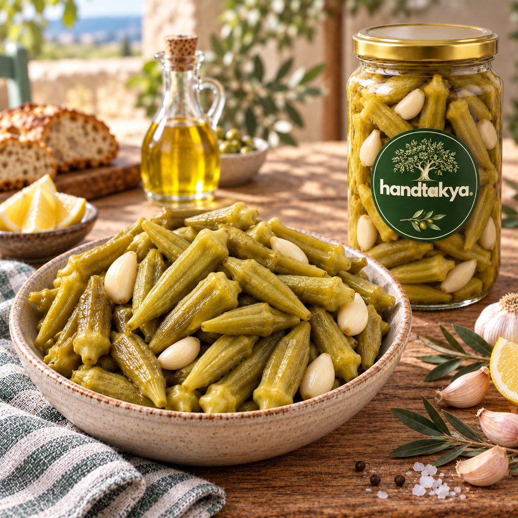 Hatay Usulü Bamya Turşusu - 600 GRAM