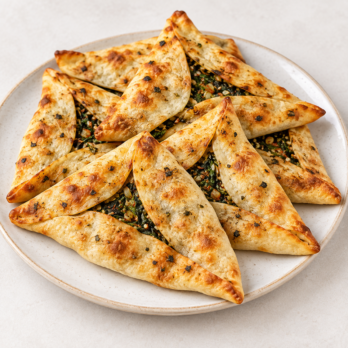 Hatay Usulü Ispanaklı Üçgen Börek