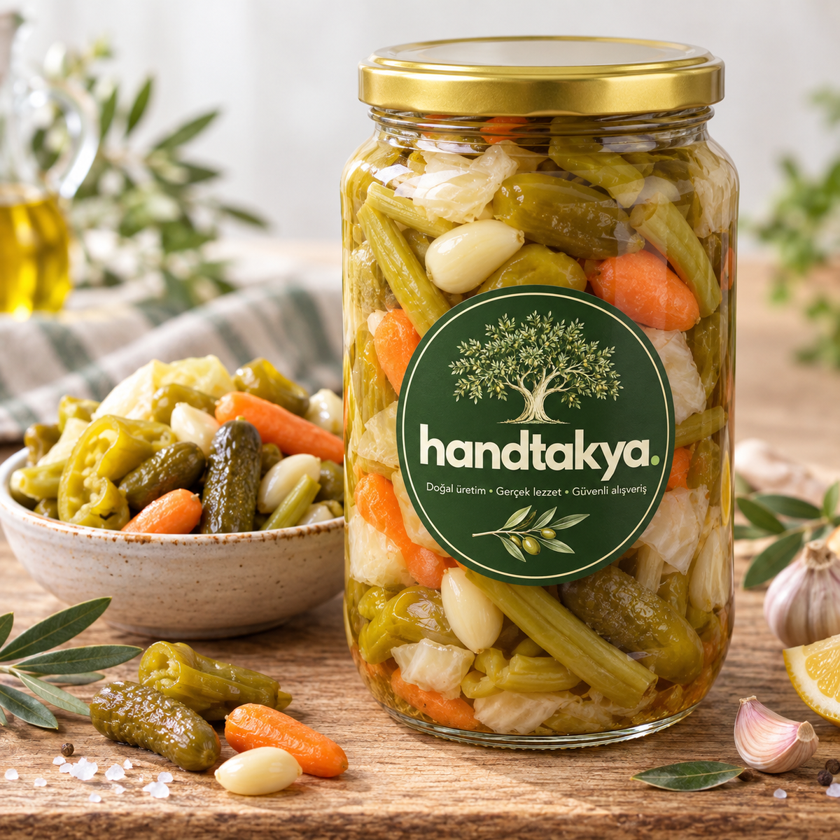 Hatay Usulü Karışık Turşu - 600 GRAM