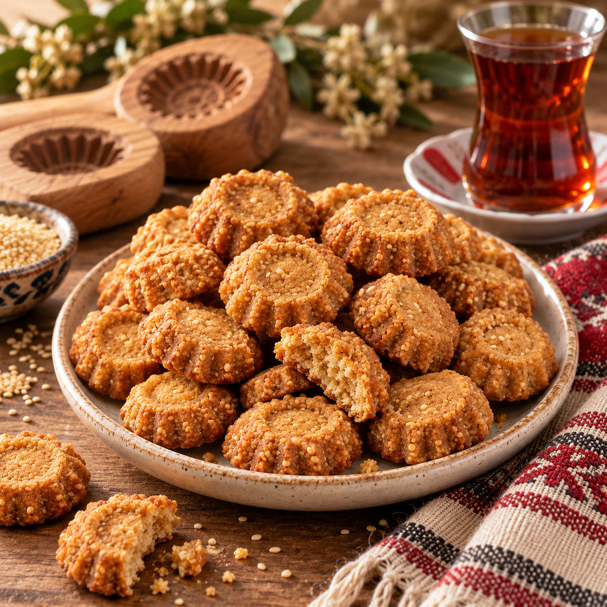 Hatay Usulü Mini Sade Kömbe