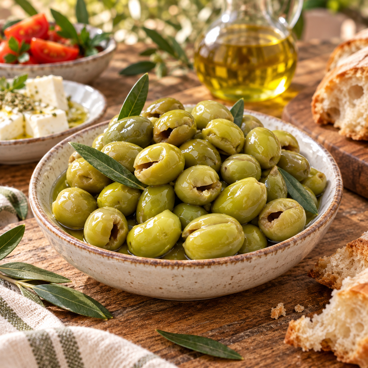 Hatay Yeşil Çekirdeksiz Zeytin